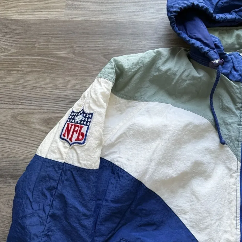 Vintage Dallas Cowboys Jacket Mens XL NFL Football Apex One Pro Line 90s